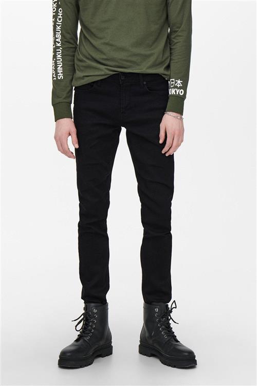 Loom Slim Jog Pants - Sort - Herre - 34/32 - Only & Sons