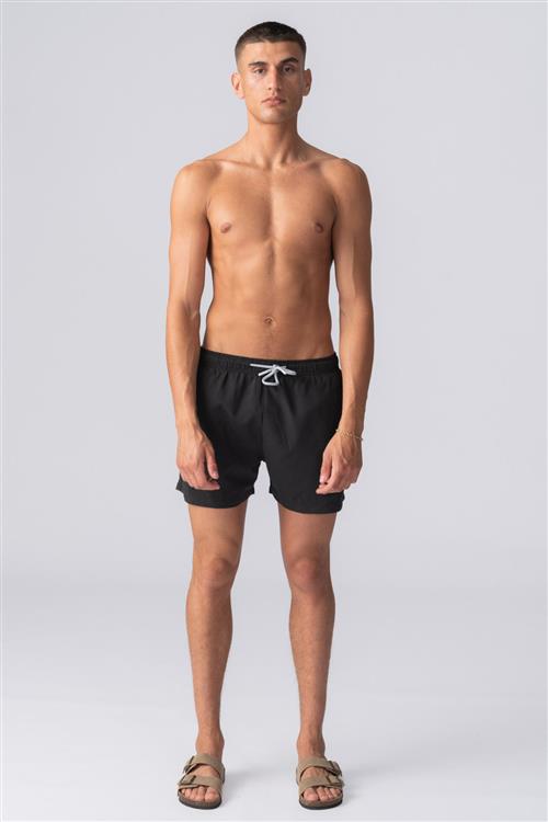 Badeshorts - Sort - XL - TeeShoppen