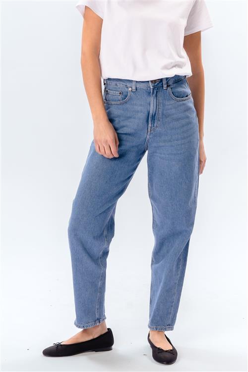 Originale Performance Mom Jeans - Light Blue Denim - Dame - 26/30 - TeeShoppen
