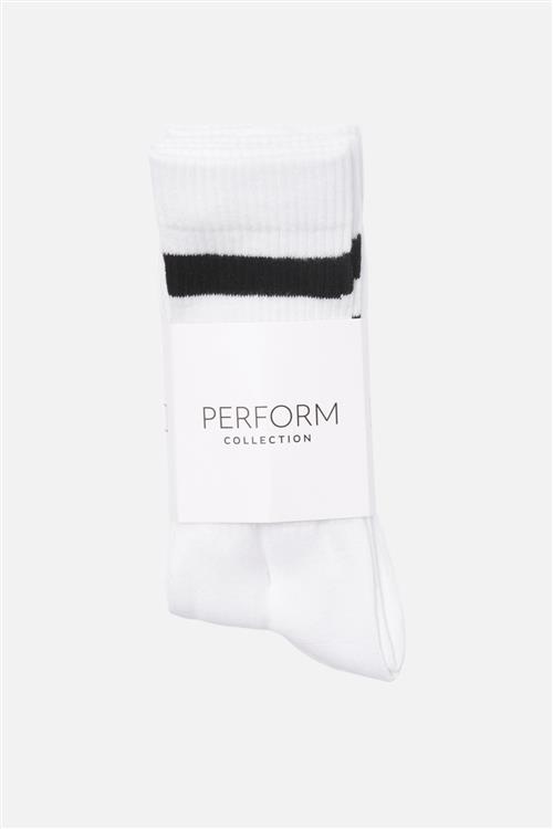 Sportsstrømper 5-Pak - Hvid/Sort - FeHerre - 43/46 - TeeShoppen