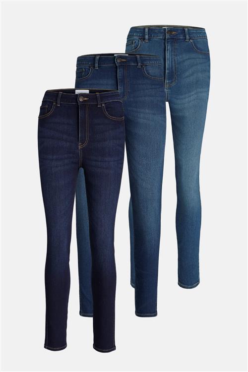 3 stk. Originale Performance Skinny Jeans - - Default Title - TeeShoppen