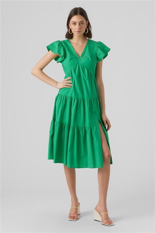 Jarlotte Maxi Kjole - Bright Green - L - Vero Moda