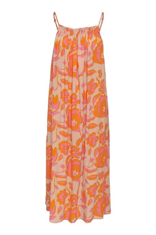 Demi Midi Kjole - Eggnog - XL - ONLY