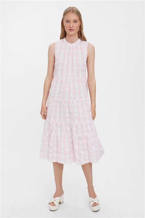 Sody Calf Highneck Kjole - Light Lilac - XL - Vero Moda