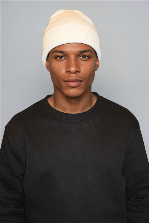 Classic beanie - Off white - One Size - TeeShoppen