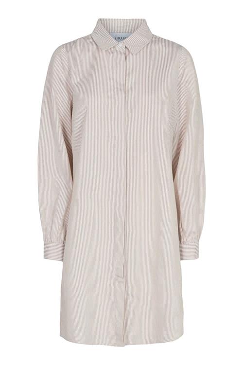 Ulrikke Shirt - Sand Hvid Stribet - Dame - S - Liberté