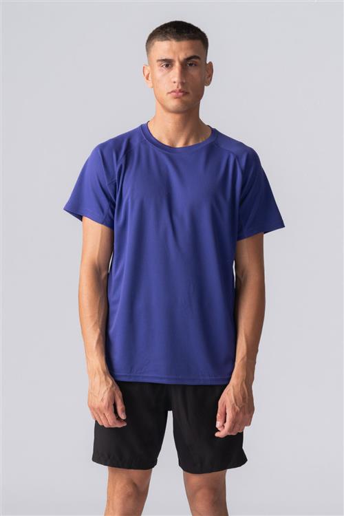 Trænings T-shirt - Lilla - Herre - L - TeeShoppen