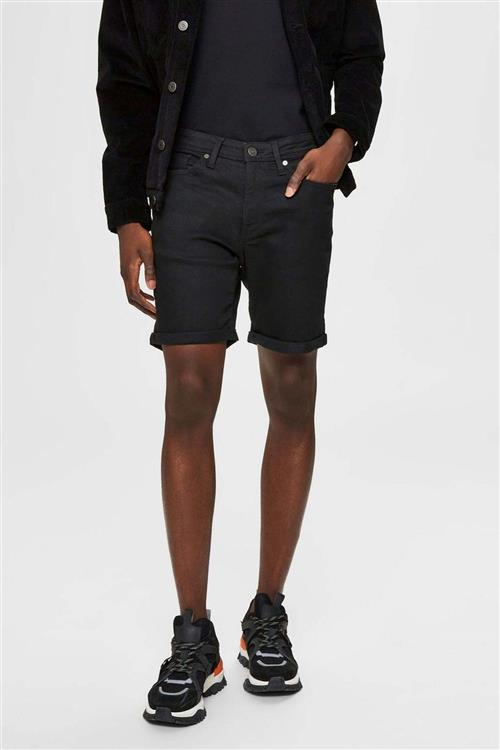 Denim Shorts - Sort - Herre - 27 - TeeShoppen
