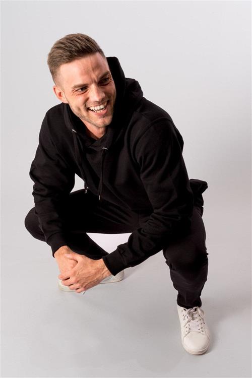 Basic Hoodie - Sort - Herre - 2XL - TeeShoppen
