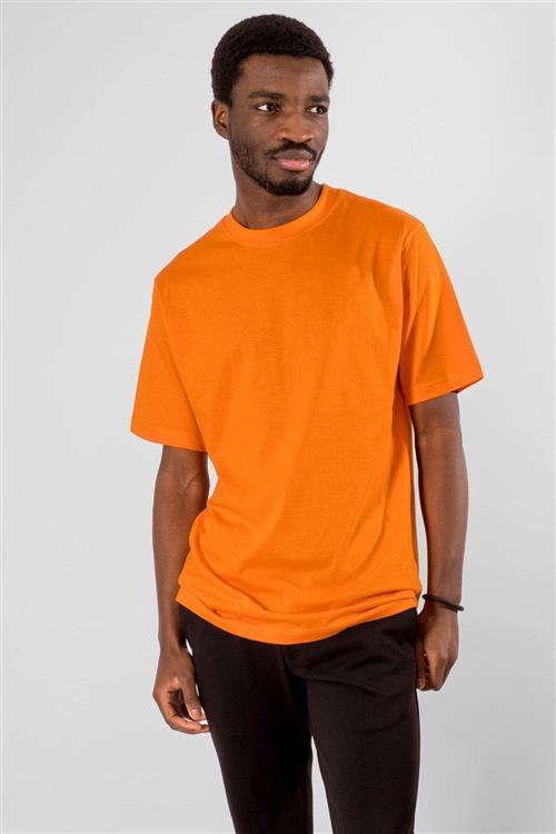 Oversized T-shirt - Orange - Herre - XL - TeeShoppen