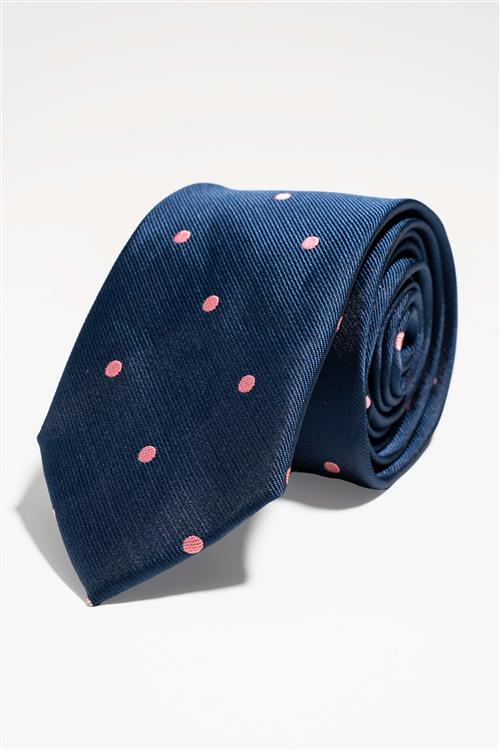 Slips - Navy Prikket - One Size - TeeShoppen