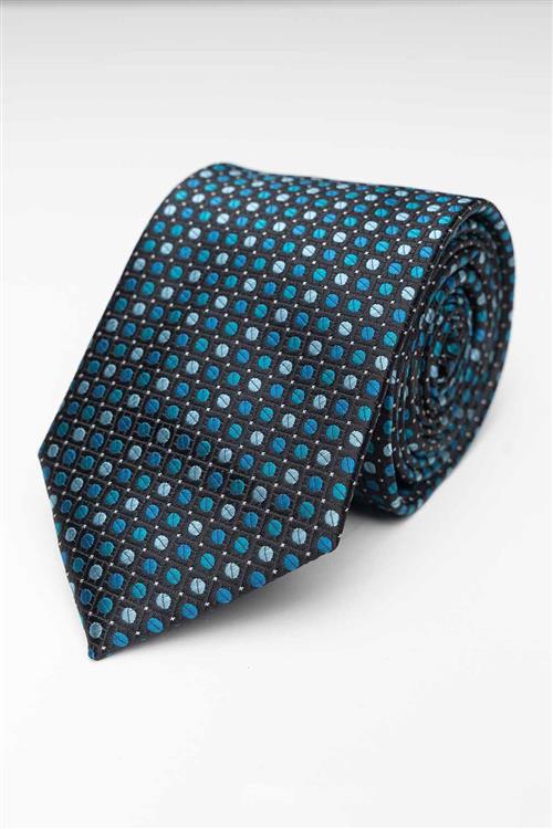 Slips - Sort/Blå Prikket - One Size - TeeShoppen