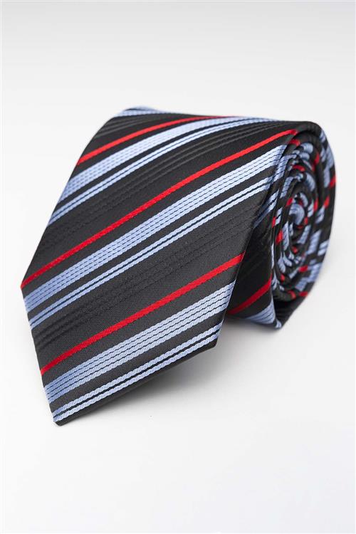 Slips - Sort - Sort/Rød/Blå Stribet - One Size - TeeShoppen