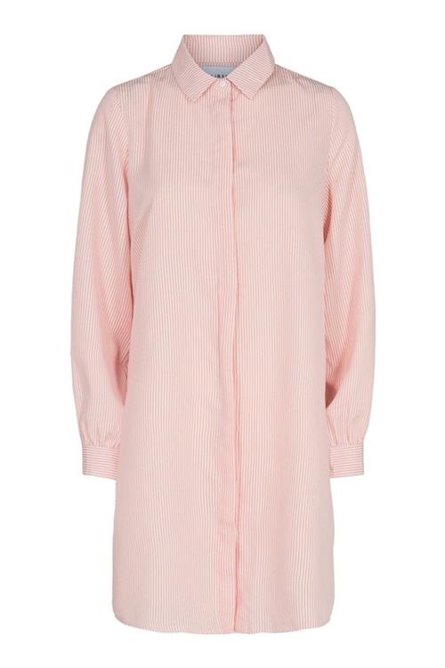 Ulrikke Shirt - Rose Hvid Stribet - Dame - XL - Liberté