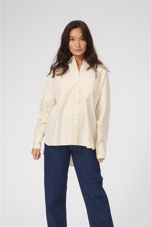 Relaxed Shirt - Beige - Dame - XS - TeeShoppen