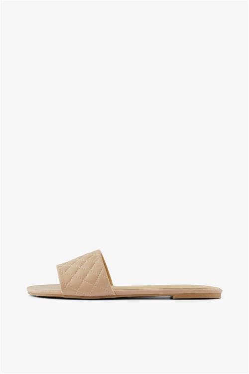 Pernille Quiltet Sandal - Beige - Dame - 41 - PIECES