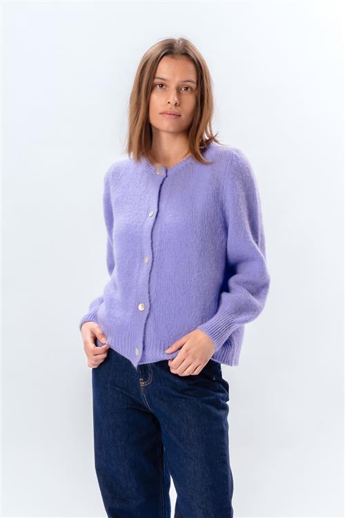 Anna Cardigan - Lilla - L/XL - TeeShoppen