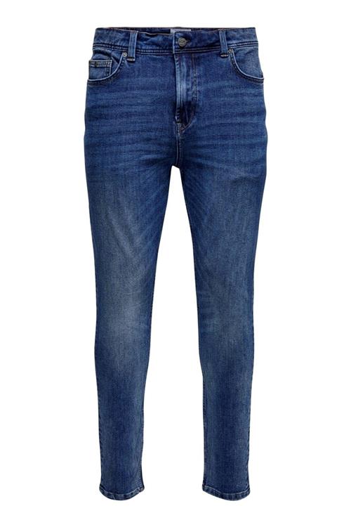 Loom Slim Jeans - Blue Denim - Slim fit - Herre - 38/32 - Only & Sons