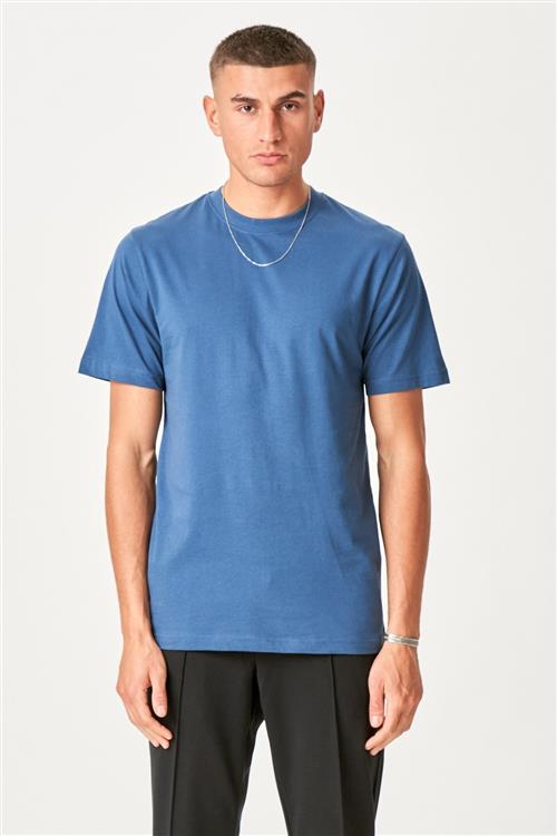 Oversized T-shirt - Harbour Blue - Herre - 2XL - TeeShoppen