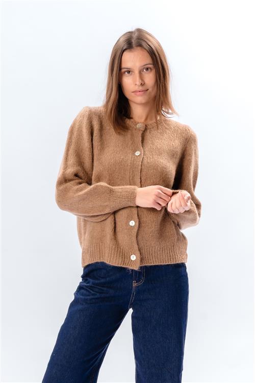 Anna Cardigan - Brun - L/XL - TeeShoppen