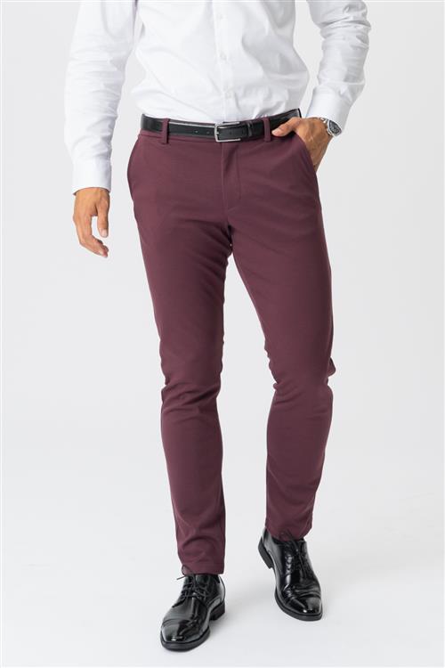 Originale Performance Pants - Bordeaux - Herre - 33/32 - Bukser med stretch - TeeShoppen