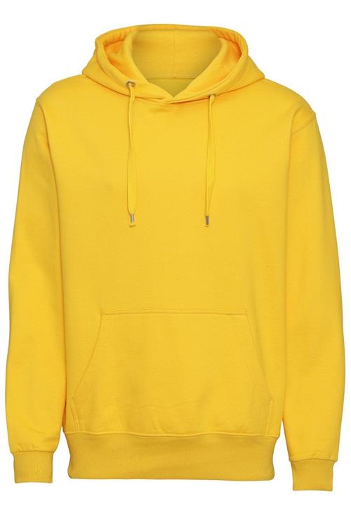 Basic Hoodie - Gul - Herre - S - TeeShoppen