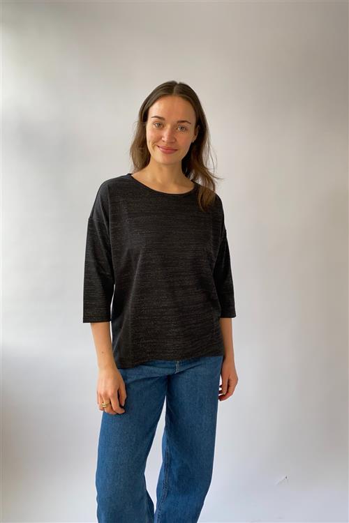 Herrena Lurex Bluse - Silver - XL - Vero Moda