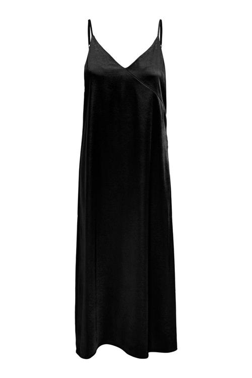 Cosmo Slip Kjole - Sort - M - ONLY