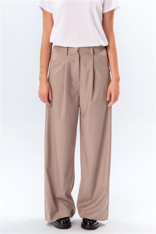 Nadia Pants - Beige - S - TeeShoppen