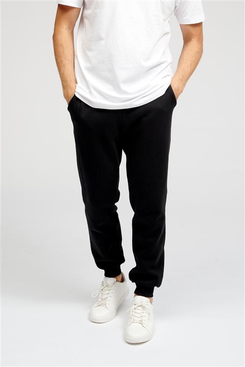 Basic Sweatpants - Sort - Herre - XL - TeeShoppen