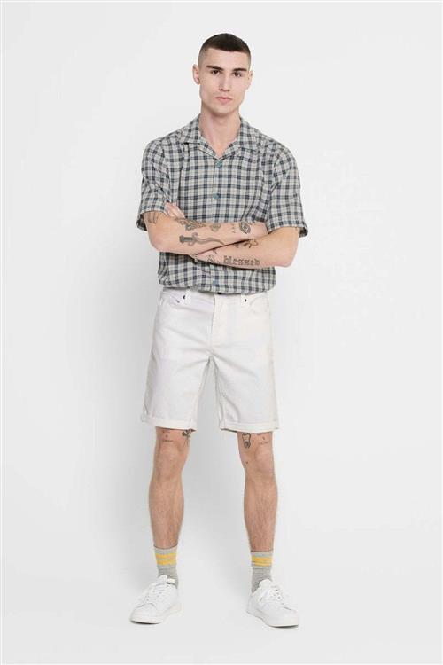 Ply Stretch Shorts - Hvid - Herre - 30 - Only & Sons