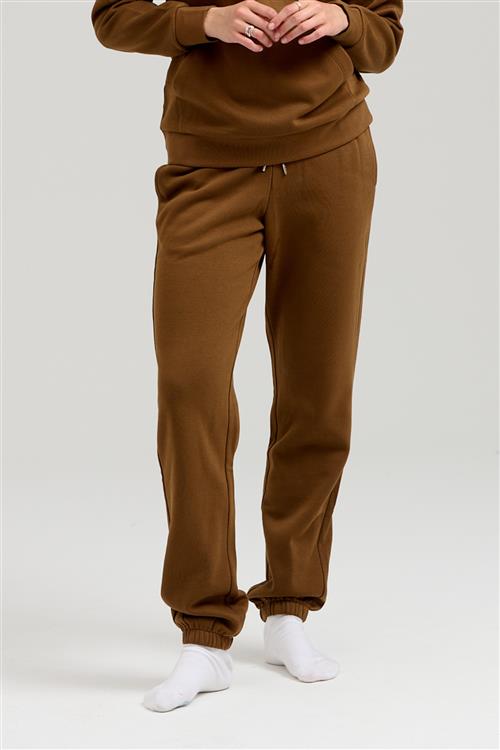 Basic Sweatpants - Brun - Dame - L - TeeShoppen