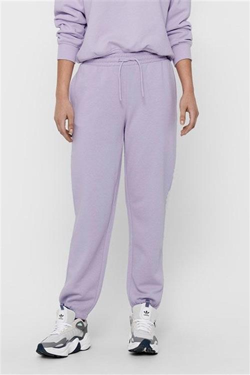 Comfy sweatpants - Pastel lilla - Dame - XL - ONLY