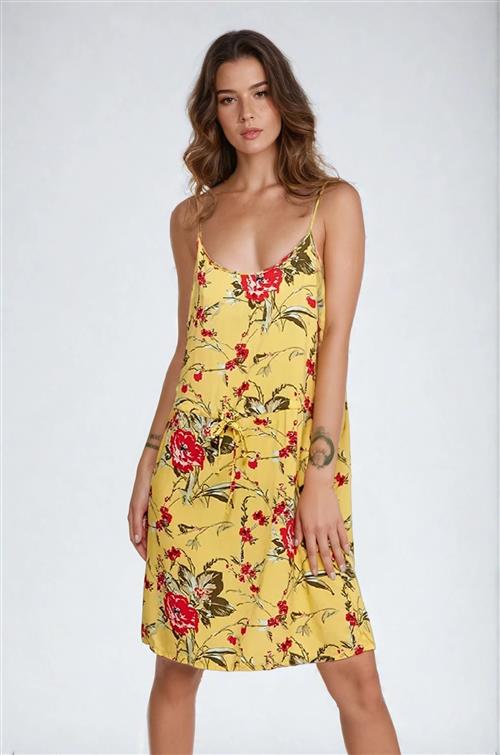 Flora kjole - Banana Cream - Dame - L - Vero Moda