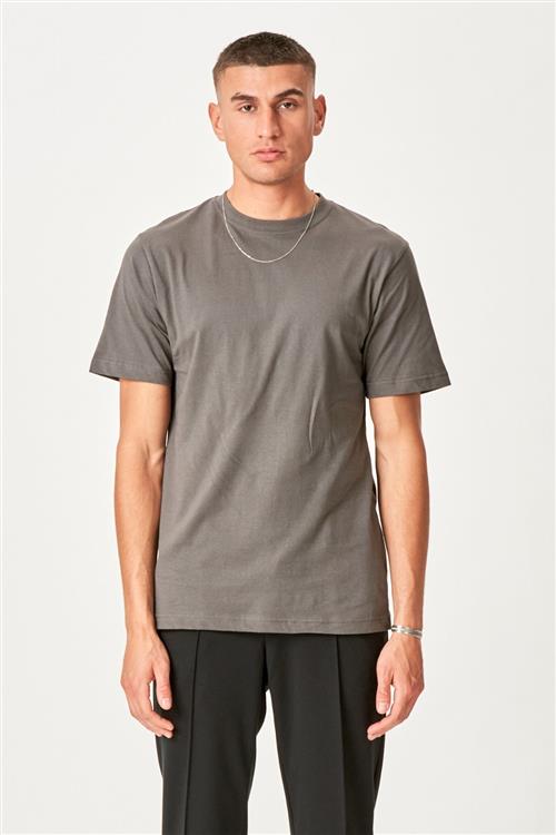 Oversized T-shirt - Steel Grey - Herre - 3XL - TeeShoppen