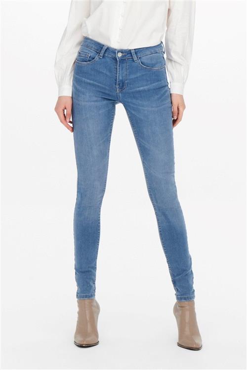 Originale Performance Jeans - Lyseblå (Mid Waist) - Dame - S/32 - Jacqueline de Yong