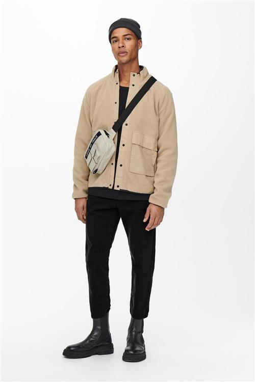 Avi Beam Chino Twill Pants - Sort - Herre - 34/34 - Only & Sons