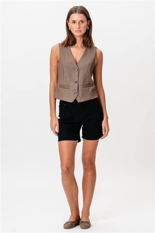 Originale Performance Denim Shorts - Sort Denim (Kvinde) - XL - TeeShoppen