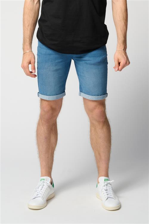 Se Originale Performance Denim Shorts - Denim Blue - Herre - 33 - TeeShoppen ved Teeshoppen