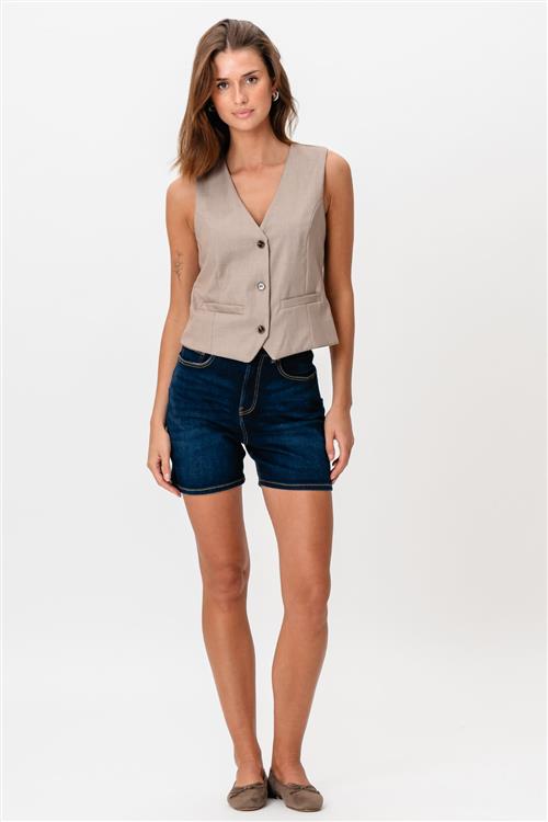 Originale Performance Denim Shorts - Mørkeblå Denim - L - TeeShoppen