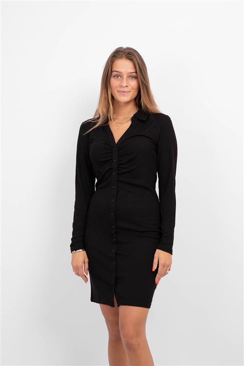 Siva Polo Kjole - Sort - L - ONLY