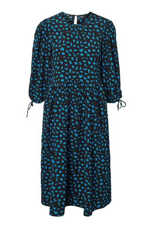 Anemone Midi Kjole - Blue Aster - L - PIECES