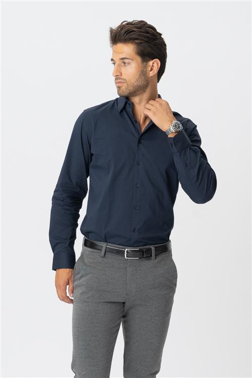 Originale Performance Skjorte - Navy - Herre - XL - TeeShoppen