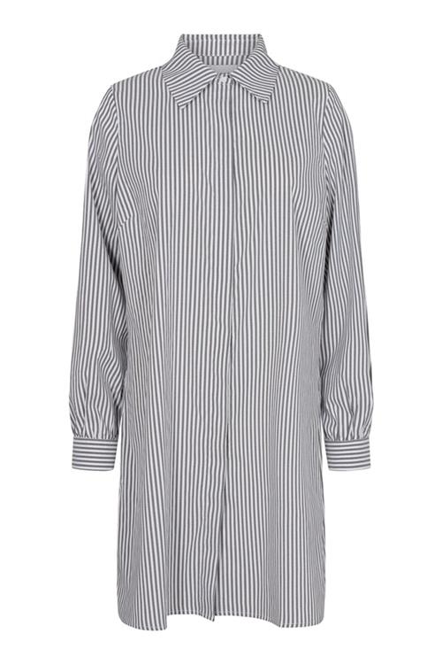 Ulrikke Shirt - Sort-Hvid Stribet - Dame - S - Liberté