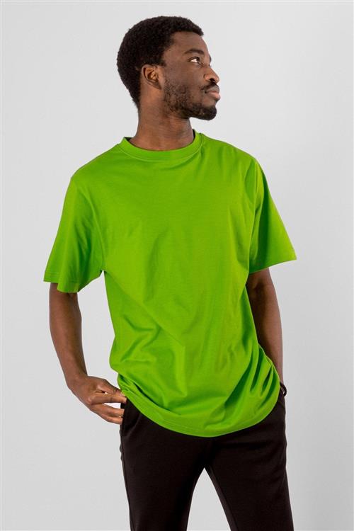 Oversized T-shirt - Lime Grøn - Herre - XL - TeeShoppen