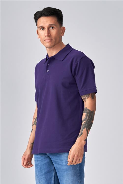 Basic Polo - Lilla - Herre - XS - TeeShoppen