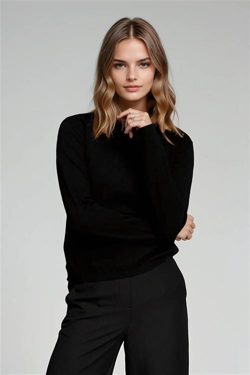 Amelia Strik - Sort - Dame - L - TeeShoppen