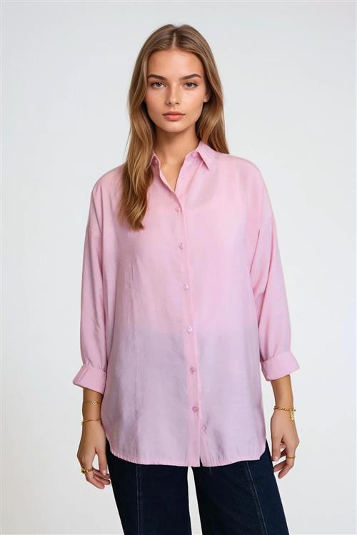 Mia Skjorte - Rose - S - TeeShoppen