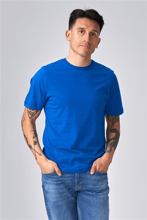 Basic T-shirt - Blå - Herre - XL - TeeShoppen