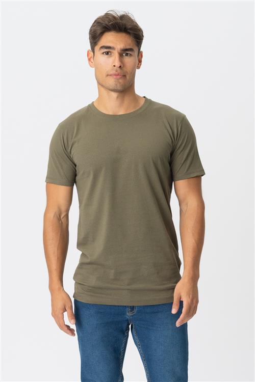 Muscle T-shirt - Armygrøn - Herre - XL - TeeShoppen